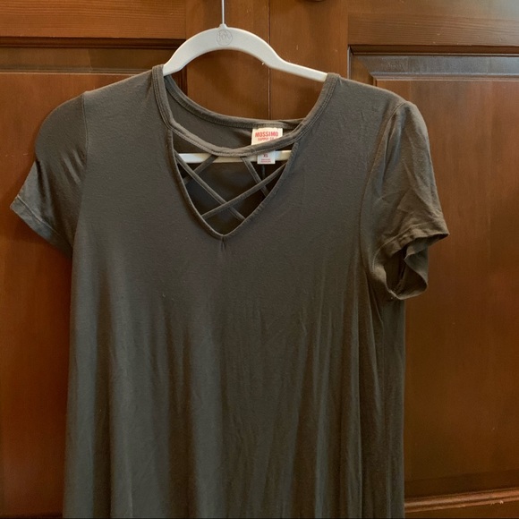 MOSSIMO olive green dress from Target - Picture 2 of 4